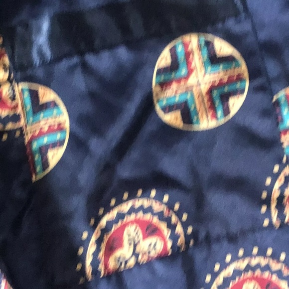 Vintage Sleep Club Satin Sleep Shirt Nightgown Size Medium Navy Kimono 90’s Sz M - Picture 3 of 7